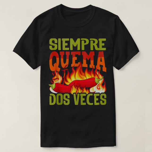 Camiseta Siempre Quema Dos Veds Chili Chef Molho Espicado 1 (Frente do Design)