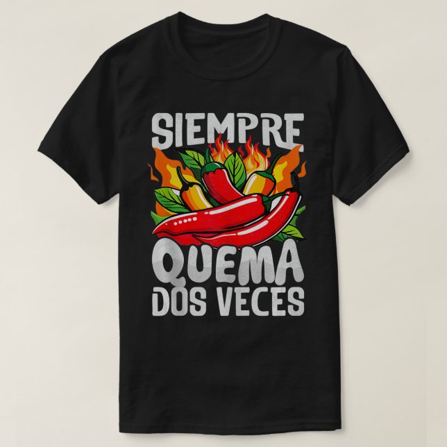 Camiseta Siempre Quema Dos Veds Chili Chef Spicice Sauce (Frente do Design)