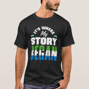 Camiseta Sierra Leonean Sierre Leone Bandeira Onde Meu Stor