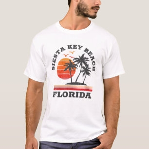Camiseta Siesta Key Beach Retro Souvenir Gift