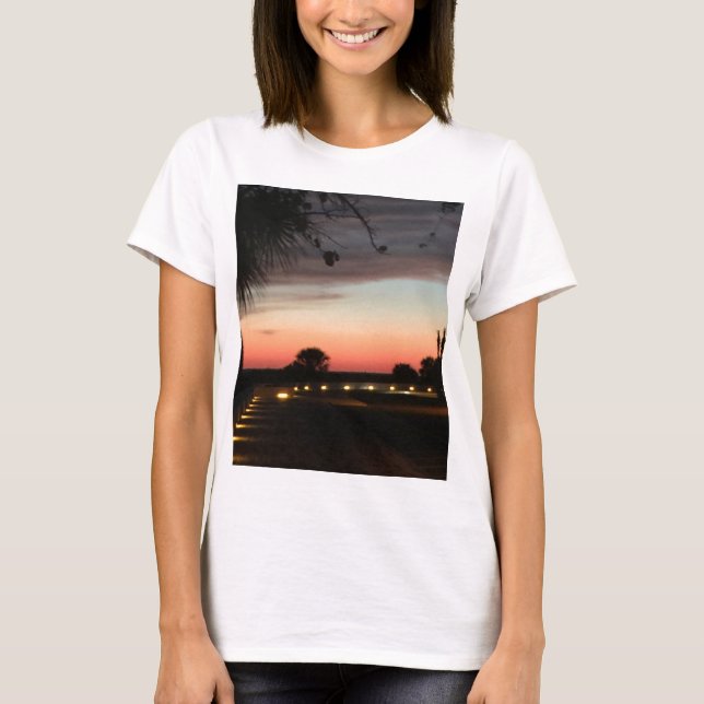 Camiseta Siesta Key Beach Sunset (Frente)