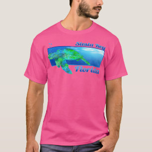Camiseta Siesta Key Florida Natação Sea Turtle