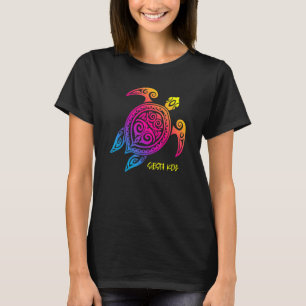 Camiseta Siesta Key Florida Sunset Sea Turtle Beach Vacatio