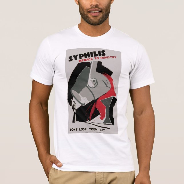 Camiseta Sífilis ~ Menace para a indústria (Frente)