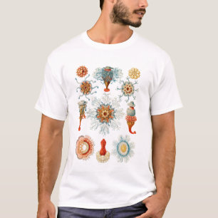 Camiseta Sifonóforo da Vida Marinha de Água-viva Vintage Ha
