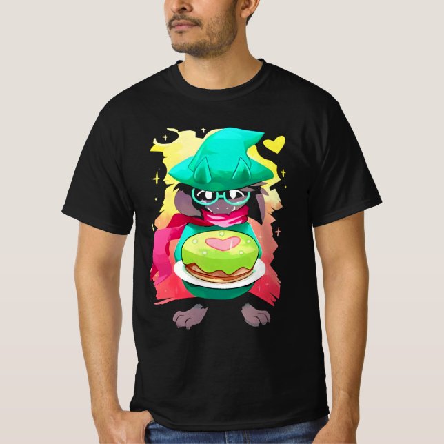 Camiseta " Sifyro Deltarune Ralsei Cake" (Frente)