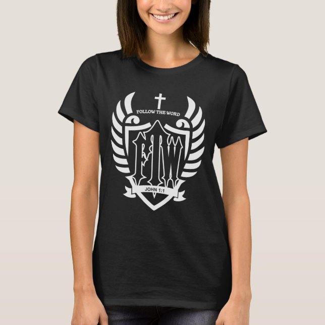 Camiseta Siga a Palavra - João 1:1 (Frente)