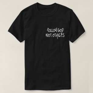 Camiseta siga deus e não outros