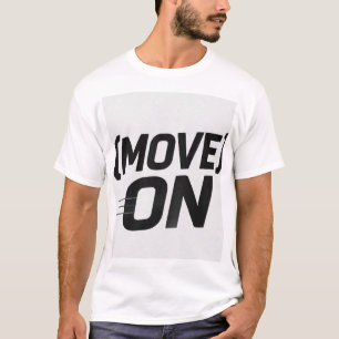 Camiseta Siga em Frente - Tipografia Motivacional Negrito -