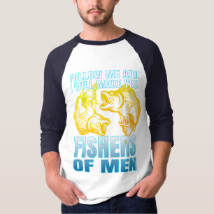 Camiseta siga-me e eu farei de vocês pescadores de homens