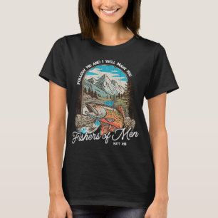 Camiseta Siga-Me e Eu Farei de Vocês Pescadores de Homens