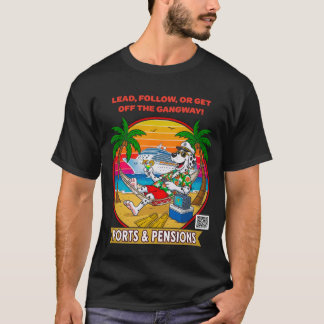 Camiseta Siga o Líder ou Saia da Passarela Frente Impressão