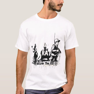 Camiseta "Siga o rato - persiga seu próprio caminho"