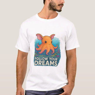 Camiseta Siga seus sonhos" Dumbo Octopus Tee