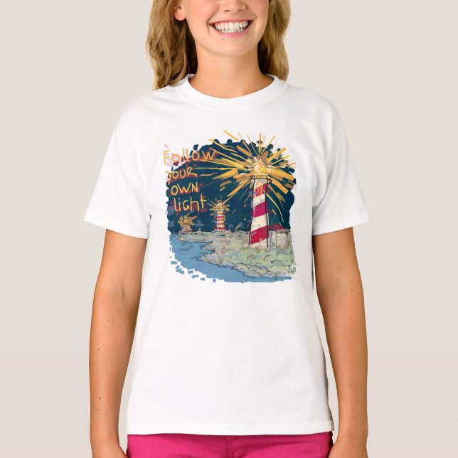 Camiseta Siga sua própria luz (Frente)