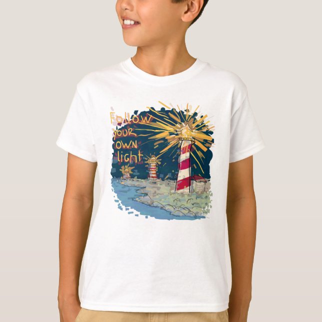 Camiseta Siga sua própria luz (Frente)