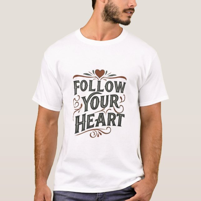 Camiseta siga sua tipografia cardíaca (Frente)