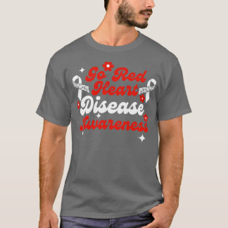 Camiseta Siga Vermelho Doença Sensibilização Mulheres com D
