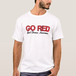Camiseta Siga Vermelho Sensibilização Para Doenças Que Vest