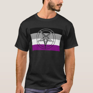 Camiseta Sigilo do Orgulho Assexual de Baphomet