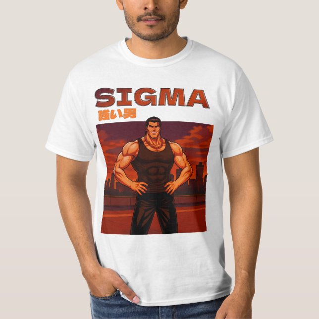 Camiseta Sigma 強い男 (Frente)