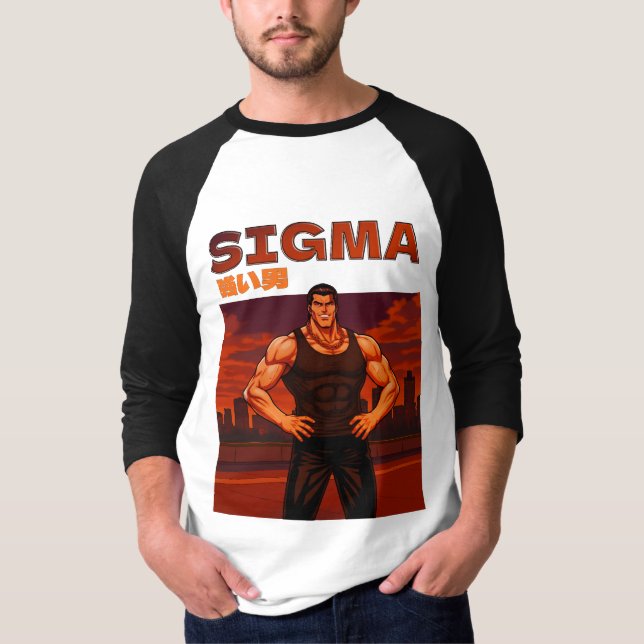 Camiseta Sigma 強い男 (Frente)