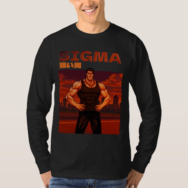Camiseta Sigma 強い男 (Frente)