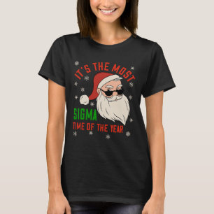 Camiseta Sigma Christmas Sigma Papais noeis Adolescentes Me