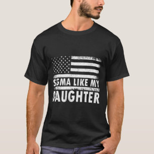 Camiseta Sigma Como Minha Filha Engraçado Dia dos Pais Papa