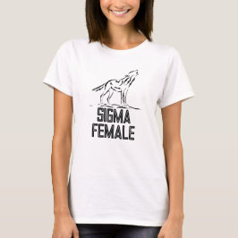 Camiseta Sigma fêmea Lone Wolf