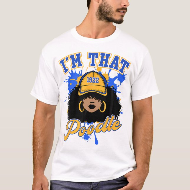 Camiseta Sigma Gamma Rho, sou o Poodle, Rhoyal (Frente)