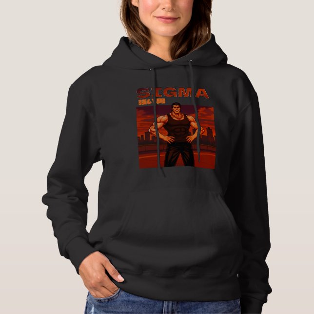 Camiseta Sigma homem forte (Frente)