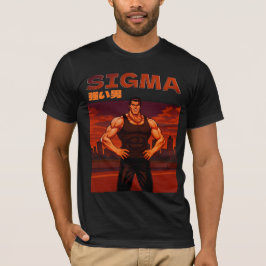 Camiseta Sigma homem forte