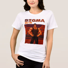 Camiseta Sigma homem forte