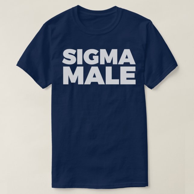 Camiseta Sigma Male (Frente do Design)