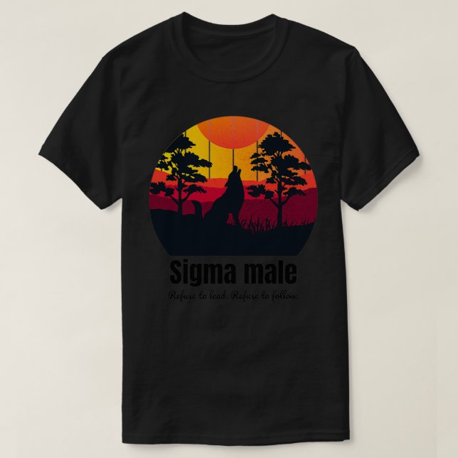 Camiseta Sigma Male Design 2 (Frente do Design)