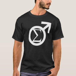 Camiseta Sigma Male Longe Grego - Letra Símbolo Criativo