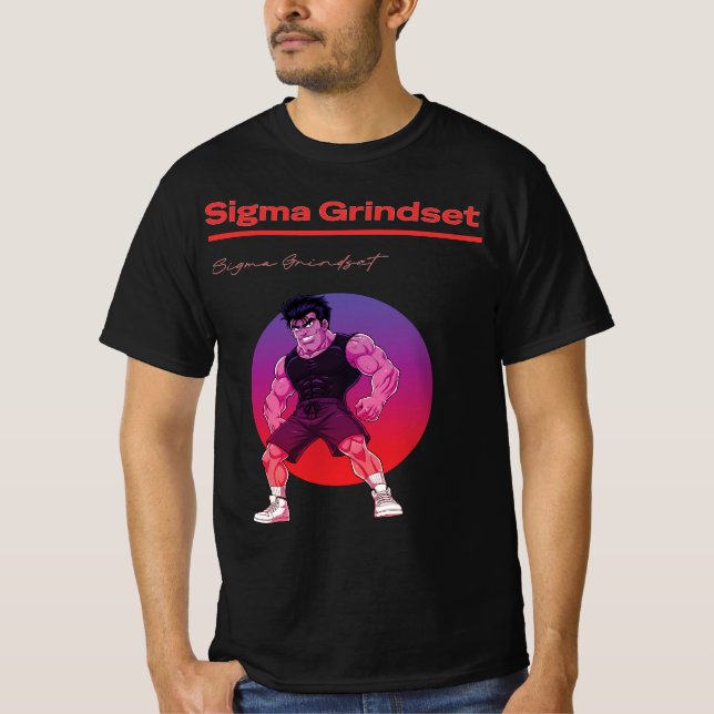 Camiseta Sigma Mentalidade de Treino (Frente)