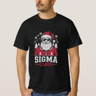 Camiseta Sigma Papai Noel Natal Legal Meme Rizz Rizzler