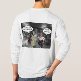 Camiseta significa longa manga. feliz vaca de aniversário e