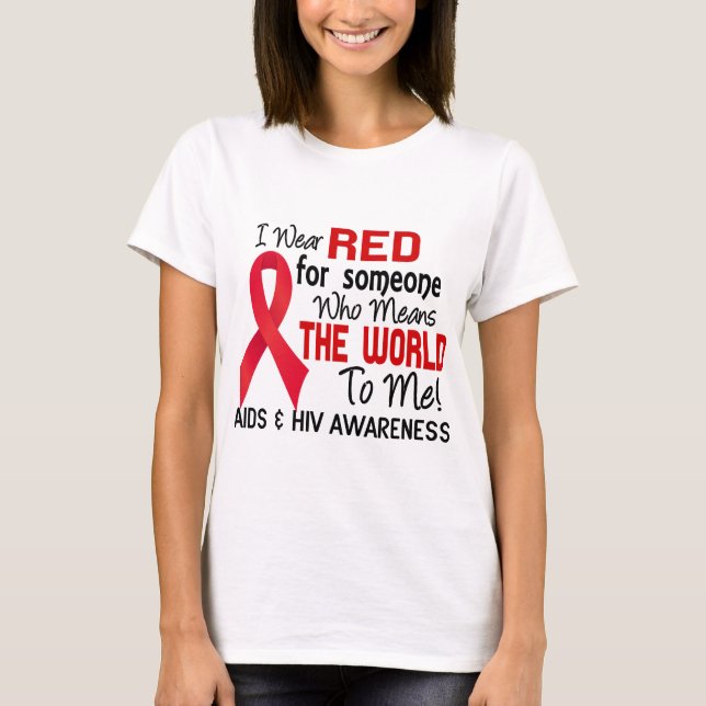 Camiseta Significa-me o mundo 2 AIDS (Frente)
