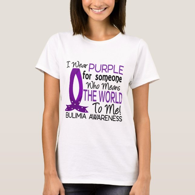 Camiseta Significa-me o mundo bulimia (Frente)