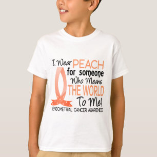 Camiseta Significa-me o mundo cancer Endometrial