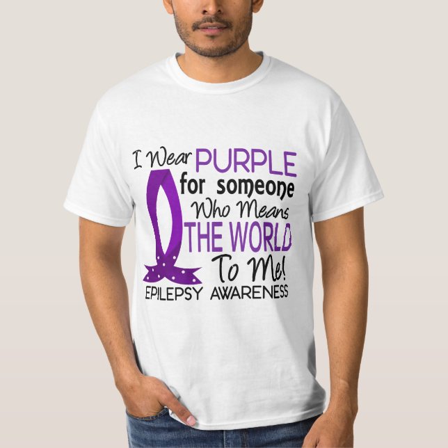 Camiseta Significa-me o mundo epilepsia (Frente)