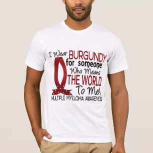 Camiseta Significa-me o mundo mieloma múltiplo