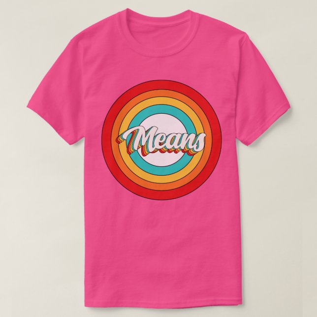 Camiseta Significa "Shirt Vintage": Círculo (Frente do Design)
