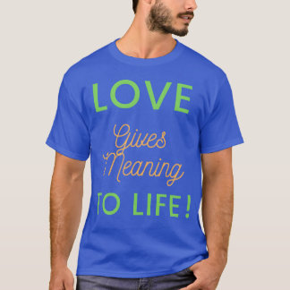 Camiseta Significado do amor garota