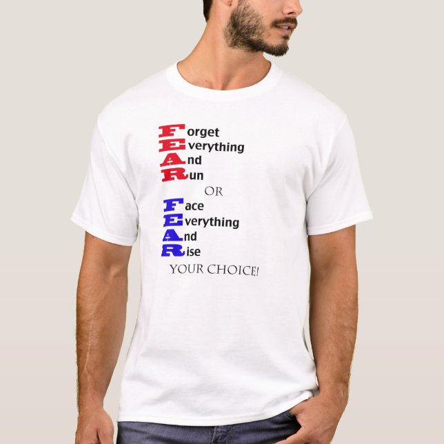 Camiseta Significado do medo (Frente)