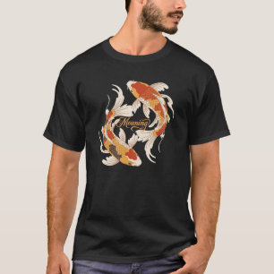 Camiseta Significado – Peixe Koi Símbolo de Crescimento, In