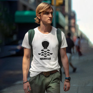 Camiseta Signo Astrológico de Aquário